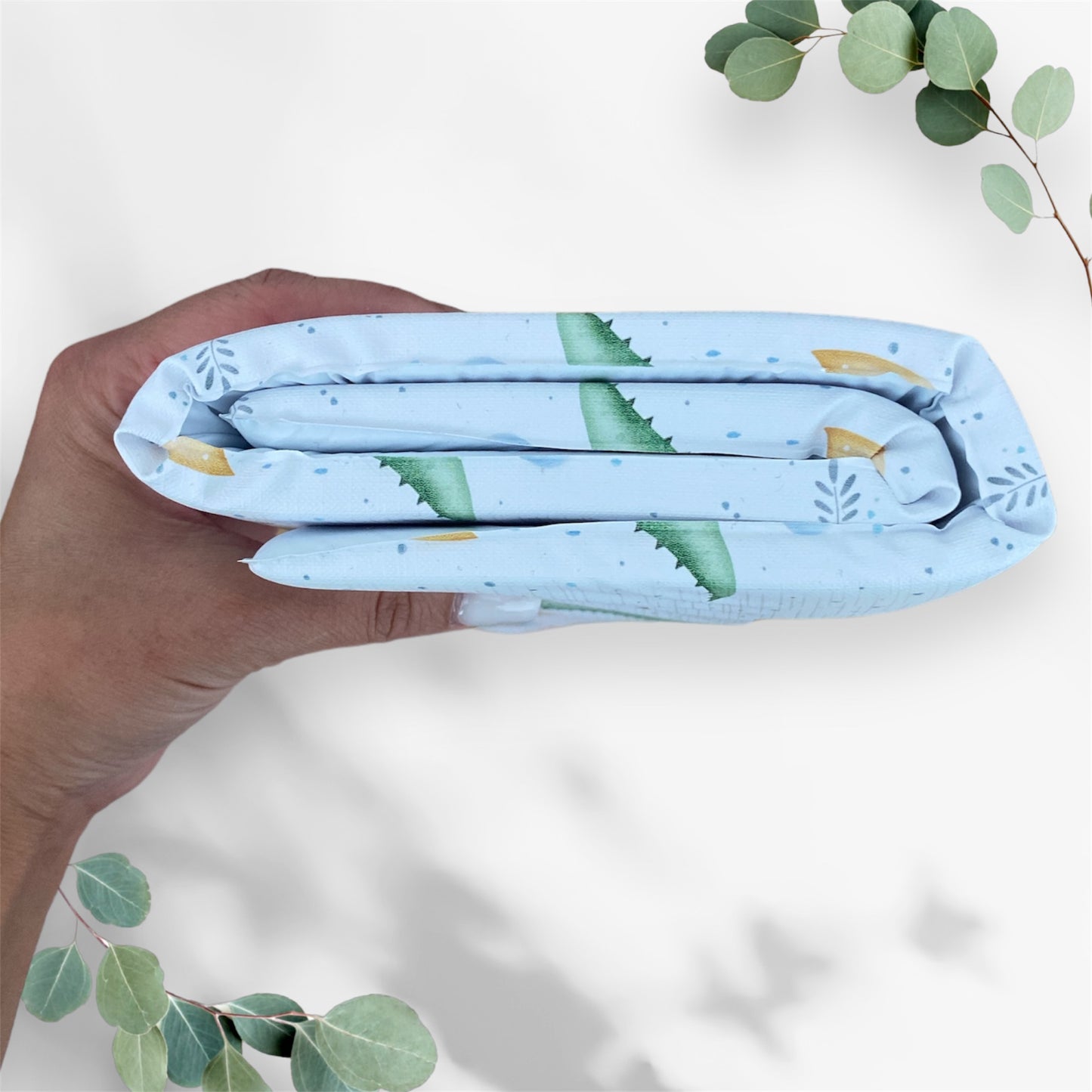 Rainy Days Dinosaur Baby Travel Changing Mat