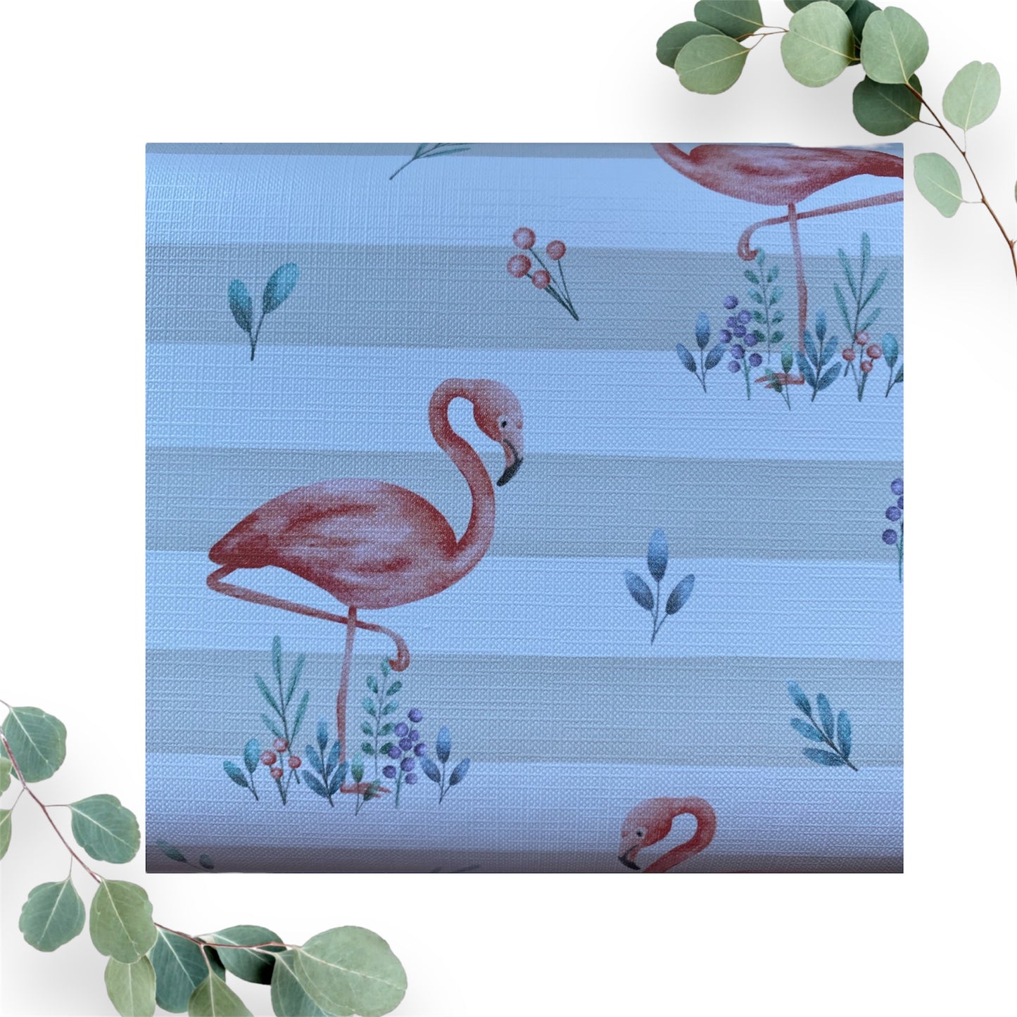 Flamingos & Stripes Baby Travel Changing Mat