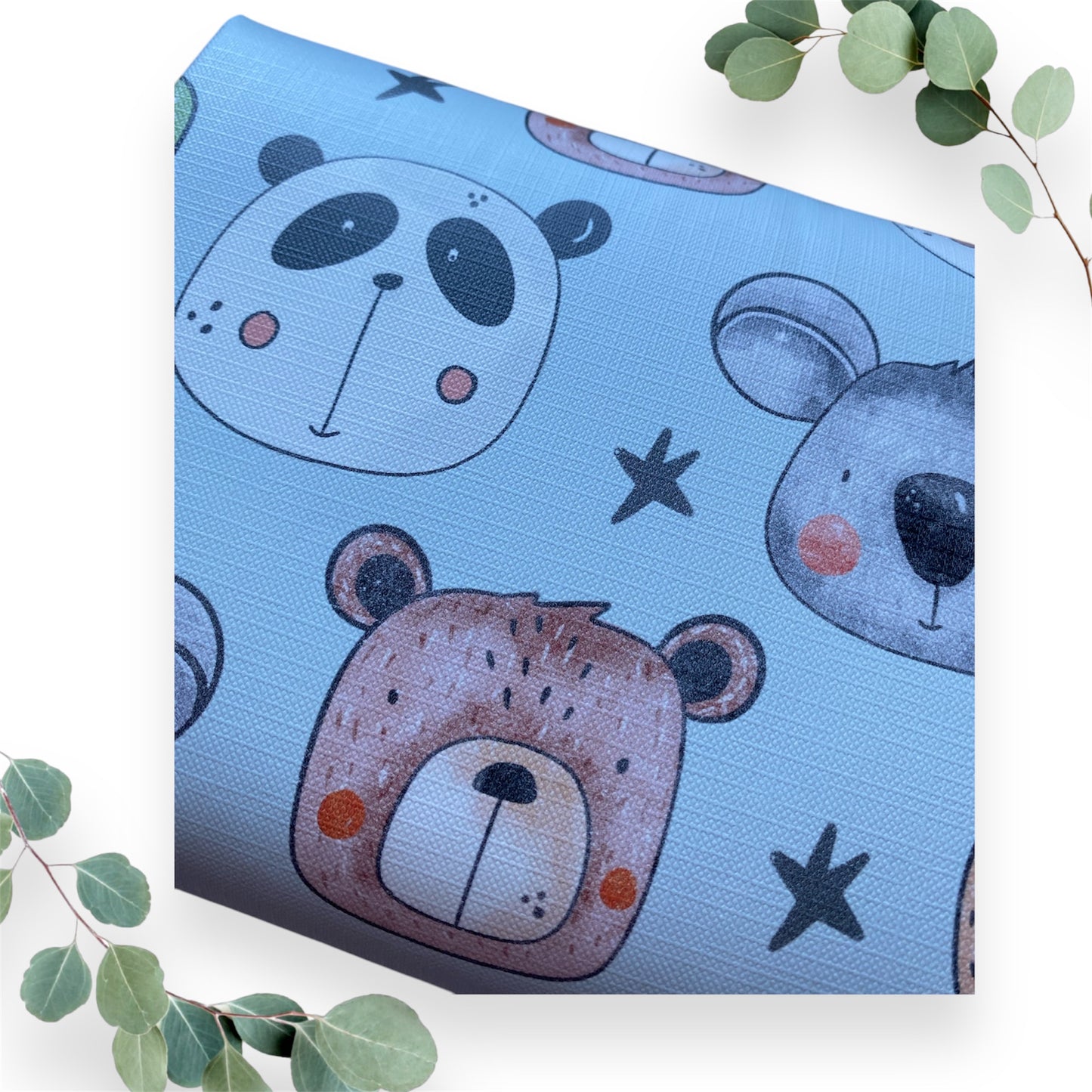 Animal Fat Faces Baby Travel Changing Mat
