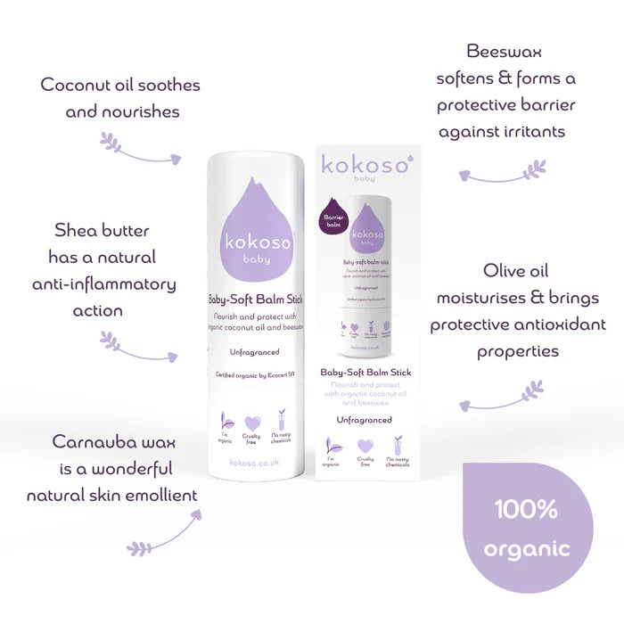 Kokoso Baby Balm Stick Unfragranced