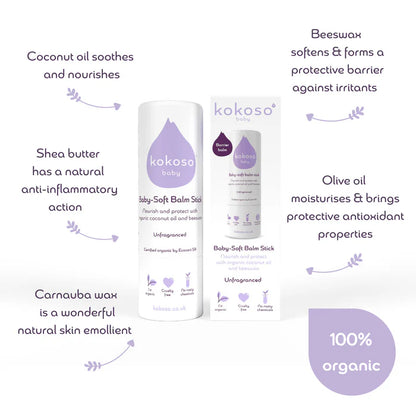 Kokoso Baby Balm Stick Unfragranced
