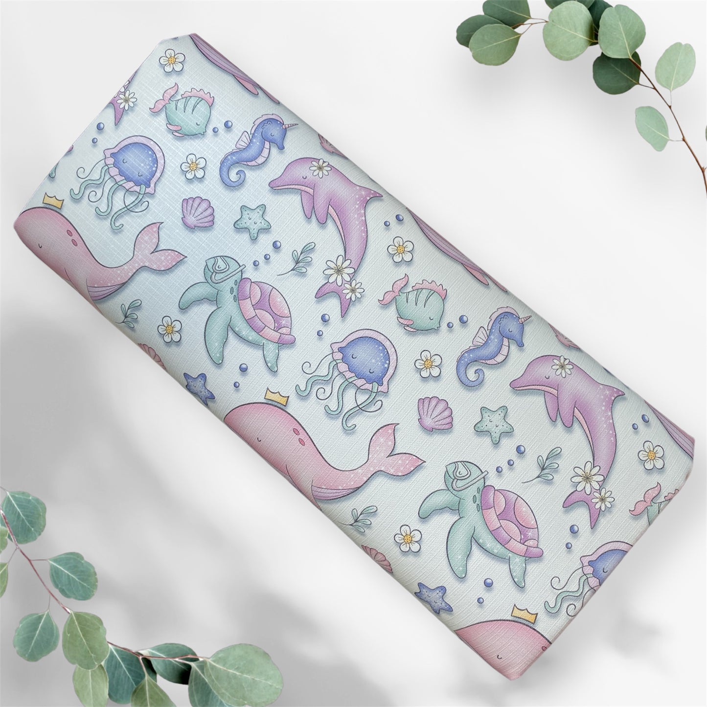 Pastel Seascape Travel Changing Mat