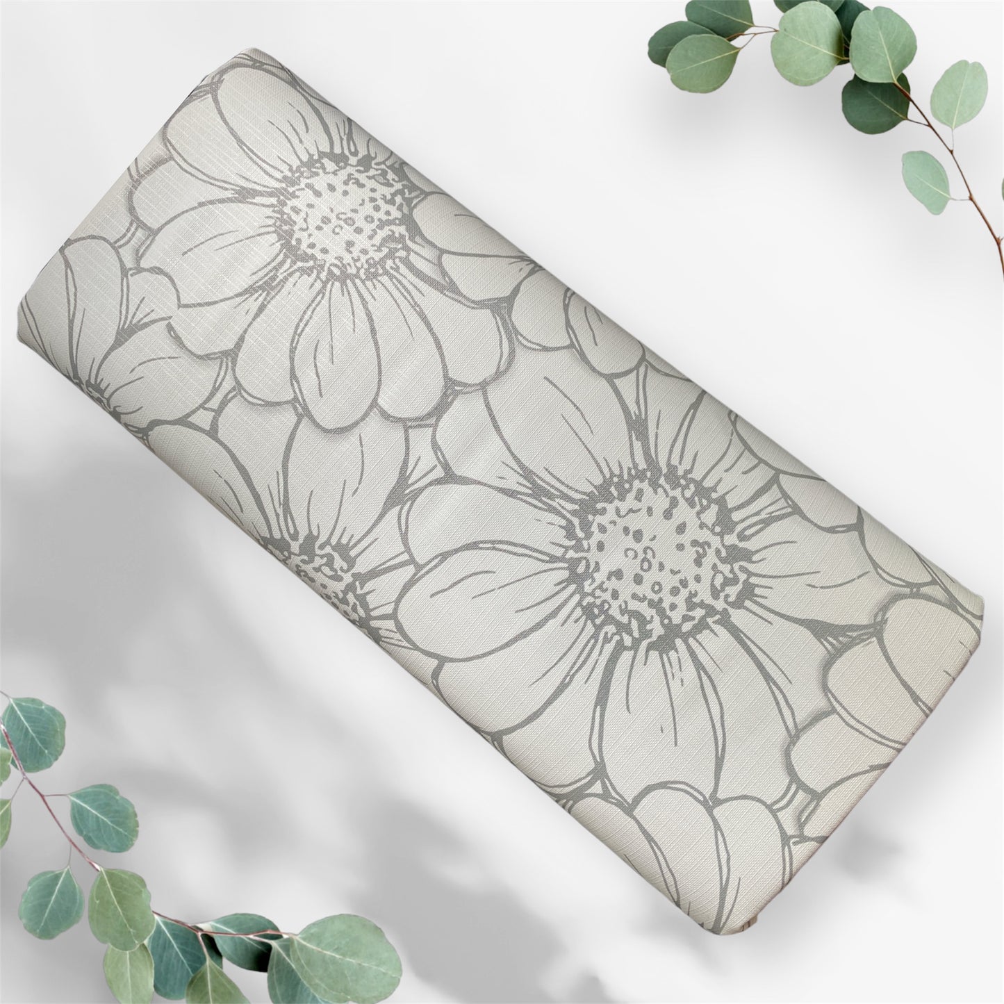 Monochrome Daisy Daisy Travel Changing Mat