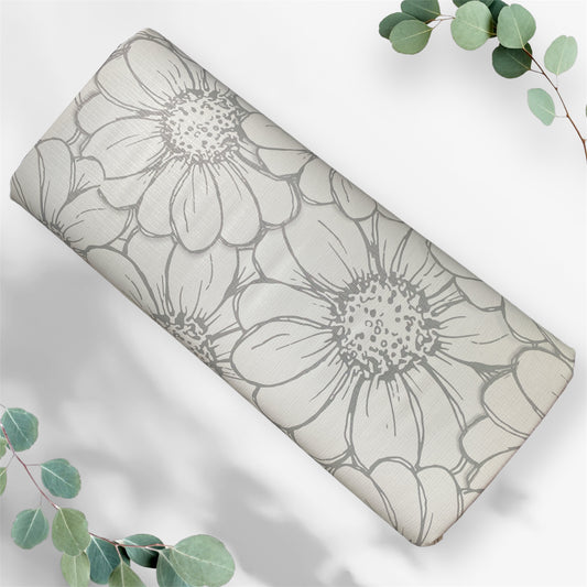 Monochrome Daisy Daisy Travel Changing Mat