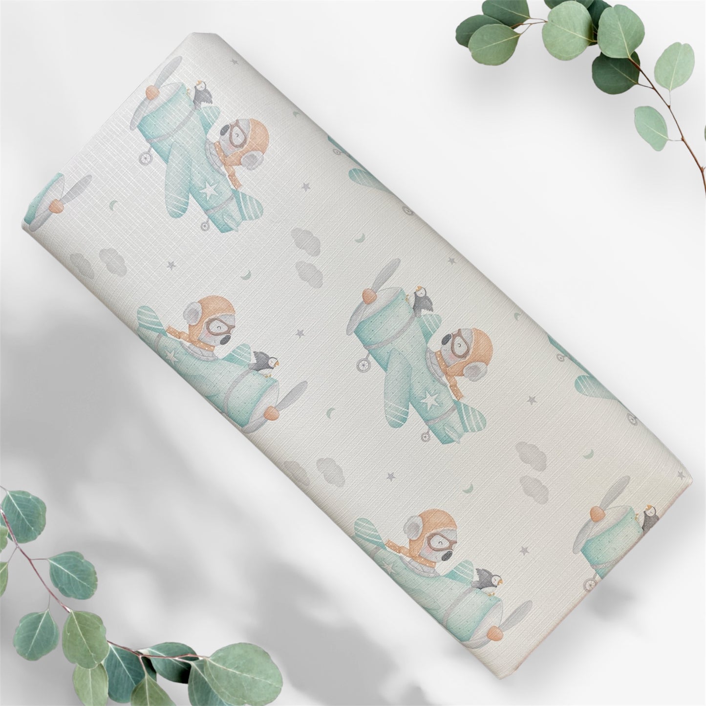 Koala Bear in Flight Baby Travel Changing Mat