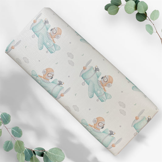 Koala Bear in Flight Baby Travel Changing Mat