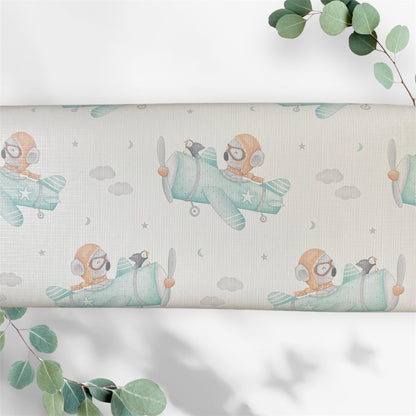 Koala Bear in Flight Baby Travel Changing Mat