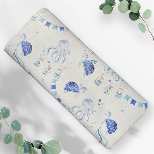 Ottilli Ocean Life Baby Travel Changing Mat