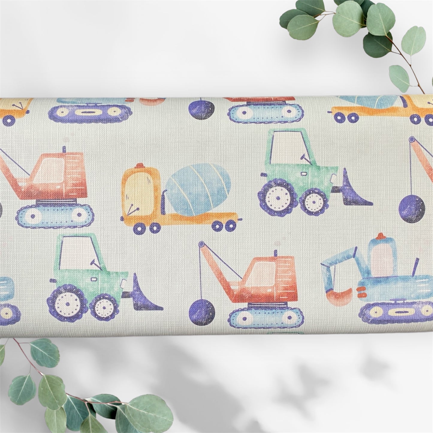 Construction Vehicles Baby Travel Changing Mat