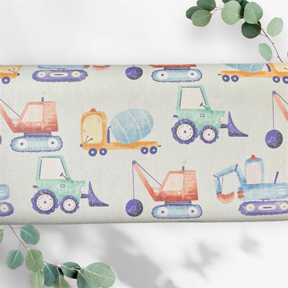 Construction Vehicles Baby Travel Changing Mat
