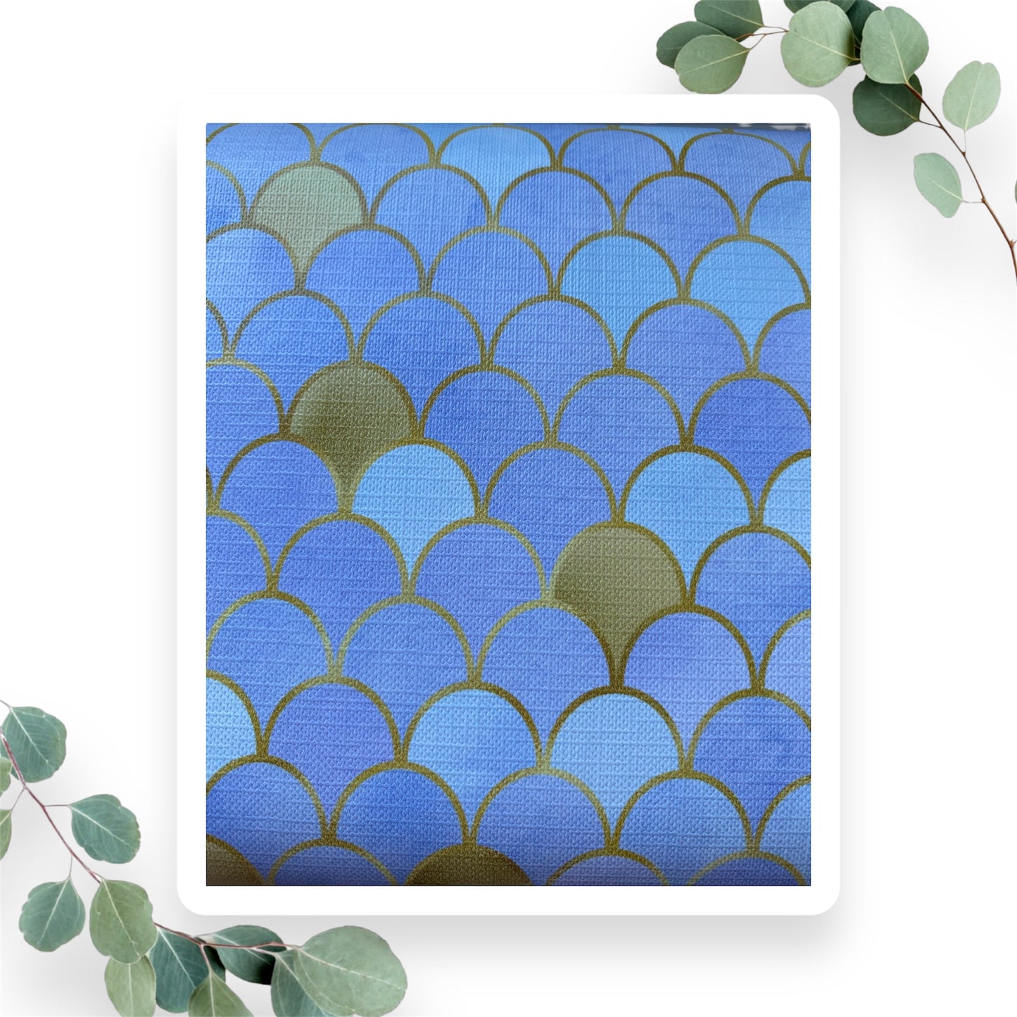 Lilac Mermaid Scales Baby Travel Changing Mat