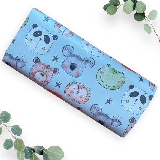 Animal Fat Faces Baby Travel Changing Mat
