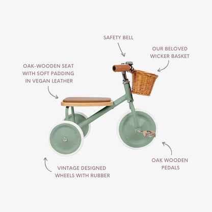 Banwood Vintage Trike Dusty Pink